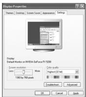 SAMSUNG LE40R72B - Configuración del software del PC (basado en Windows XP) - 1
