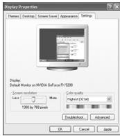 SAMSUNG LE40R72B - Configurazione del software per PC (basato su Windows XP) - 1