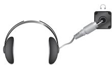 SAMSUNG LE40R72B - Conexión de los auriculares - 1