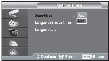 SAMSUNG LE40R73BD - Réglage des sous-titres - 1