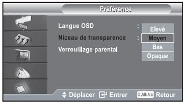 SAMSUNG LE40R73BD - Lorsque vous utilisez le téléviseur pour la première fois, vous devez sélectionner la langue utilisée pour afficher les menus et les indications. - 1