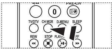 SAMSUNG LE40R73BD - Setting the Channel Manager - 2