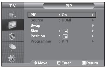 SAMSUNG LE40R73BD - Viewing the Picture In Picture (PIP) - 1