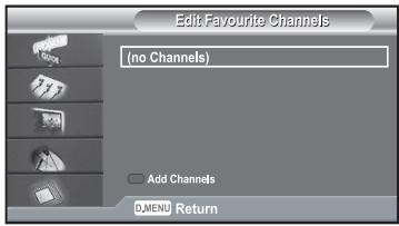SAMSUNG LE40R73BD - Editing Your Favourite Channels - 1