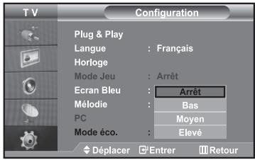 SAMSUNG LE40R73BD - Utilisation de la fonction d'économie d'énergie - 1