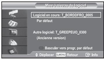SAMSUNG LE40R73BD - Mise à jour du logiciel (option) - 4