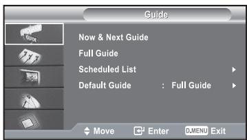 SAMSUNG LE40R73BD - Previewing the DTV Menu System - 1
