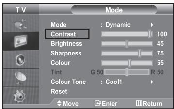 SAMSUNG LE40R73BD - Adjusting the Custom Picture - 1