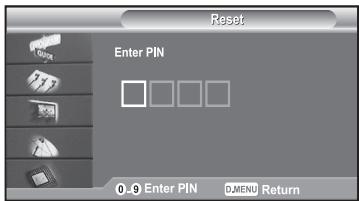 SAMSUNG LE40R73BD - Resetting - 1