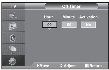 SAMSUNG LE40R73BD - Switching the Television On and Off Automatically - 2