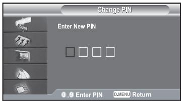 SAMSUNG LE40R73BD - Setting up the Parental Lock - 2