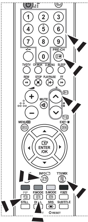 SAMSUNG LE40R73BD - Sélection d'une page télétexte spécifique - 1