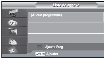SAMSUNG LE40R73BD - Utilisation de la liste de programmation - 1