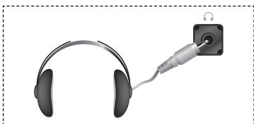 SAMSUNG LE40R73BD - Connecting Hheadphones - 1
