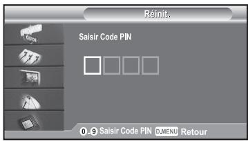 SAMSUNG LE40R73BD - Réinitialisation - 1