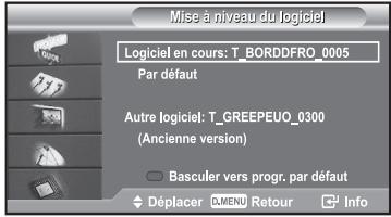 SAMSUNG LE40R73BD - Mise à jour du logiciel (option) - 2