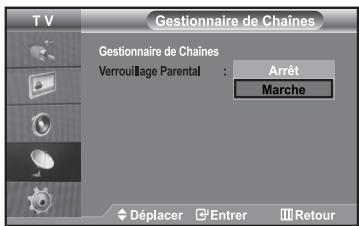 SAMSUNG LE40R73BD - Activation de la sécurité enfant - 1