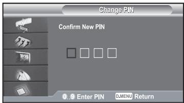 SAMSUNG LE40R73BD - Setting up the Parental Lock - 3