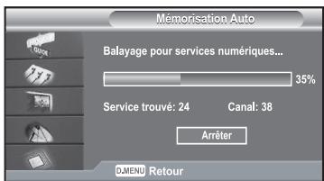 SAMSUNG LE40R73BD - Mise à jour automatique de la liste des chaînes - 1