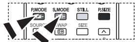 P.MODE S.MODE STILL P.SIZE SOURCE WAP SIZE