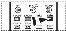 RIP INFO TTX/MIX PMODE S.MODE STILL P.SIZE SOURCE SWAP