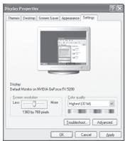 SAMSUNG LE40S61B - Configuración del software del PC (basado en Windows XP) - 1