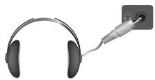 SAMSUNG LE40S61B - Conexión de los auriculares - 2