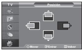 TV Posición Mover Entrar Volver
