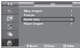 TV PC Bloq. imagem Posição Ajuste auto, Repor imagem Mover Enter Voltar