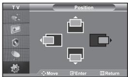 TV Position Move Enter Return