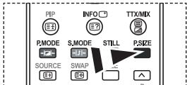 PIP INFO TTX/MX P.MODE S.MODE STILL P.SIZE SOURCE SWAP