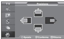 TV Posizione Sposta Conferma Ritorno