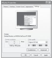SAMSUNG LE40S61B - Configurazione del software per PC (basato su Windows XP) - 1