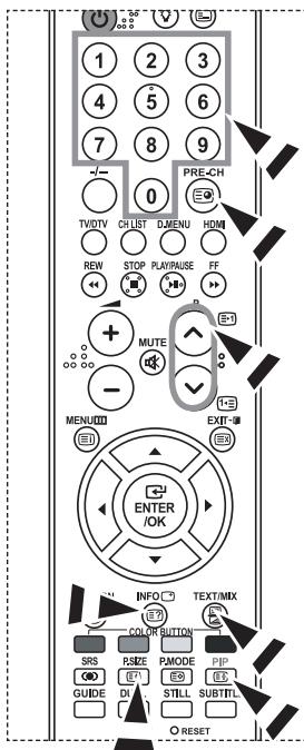 SAMSUNG LE40S86BD - Eine bestimmte Teletextseite anzeigen - 1