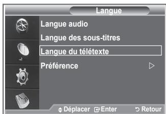SAMSUNG LE40S86BD - Affiche les informations relatives à la langue pour le flux d'entrée. - 3