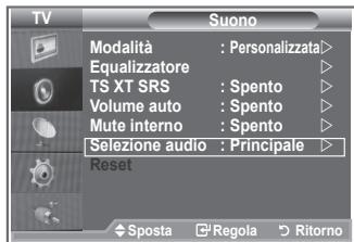 SAMSUNG LE40S86BD - Attivazione dell'audio dell'imagine secondaria - 1