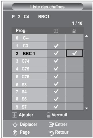 SAMSUNG LE40S86BD - Activation du verrouillage parental - 2
