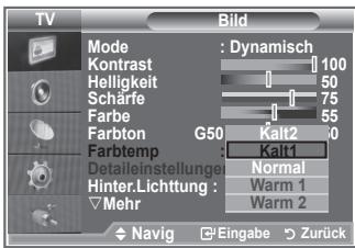 SAMSUNG LE40S86BD - Sie können den für ihre Augen angenehmsten Farbton auswahlen. - 2