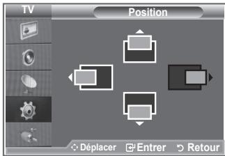 SAMSUNG LE40S86BD - Changement de la position de l'image - 1