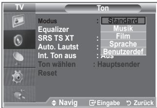 SAMSUNG LE40S86BD - Tonstandard wahlen - 2