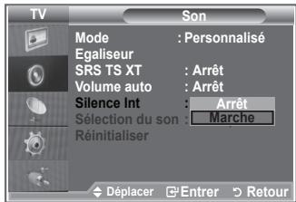 SAMSUNG LE40S86BD - Sélection de silence int. - 2
