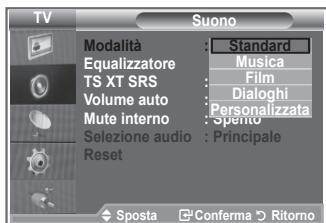 SAMSUNG LE40S86BD - Modifica dello standard audio - 2
