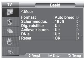 SAMSUNG LE40S86BD - De standard-beeldinstellungen herstellen - 1