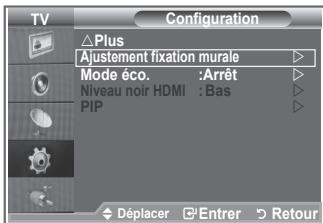 SAMSUNG LE40S86BD - Réglage de la fixation murale (LE40S8, LE46S8) (vendue séparément) - 2