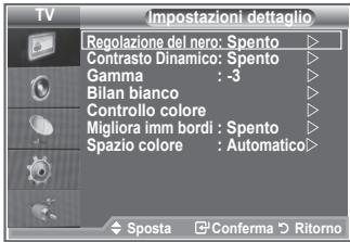SAMSUNG LE40S86BD - Configurazione delle impostazioni dettagliate dell'immagine - 2