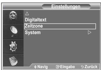 SAMSUNG LE40S86BD - Wahlen Sie die Zeitzone entsprechend Ihr Wohnsitz aus. - 1