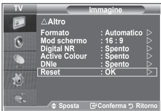 SAMSUNG LE40S86BD - Ripristino delle impostazioni predefinite dell'immagine - 1