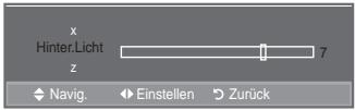 SAMSUNG LE46A557P2F - Kontrast: Wahlen Sie diese Option aus, um den Kontrast zwischen Objekten und Hintergrund einzustellen. - 2