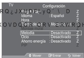 SAMSUNG LE46A557P2F - Elección del idioma - 5