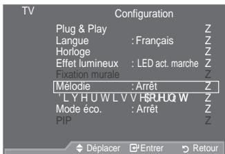 SAMSUNG LE46A557P2F - Réglage de l'effet lumineux (en fonction du modèle) - 2